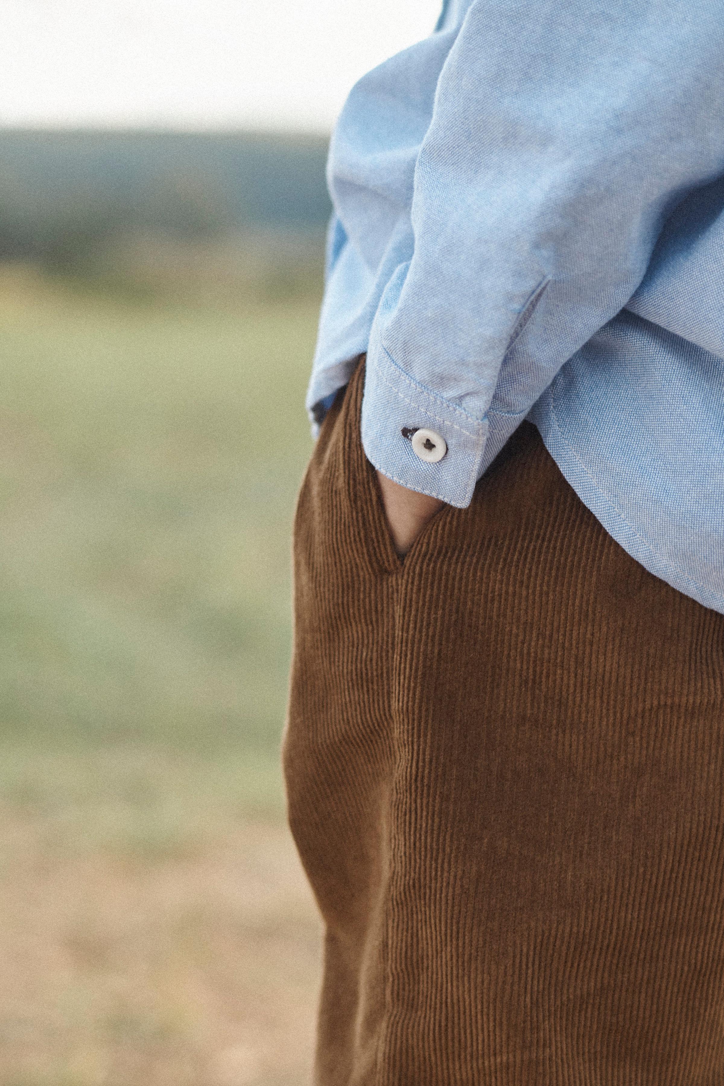 LIMITED EDITION CORDUROY PLEATED PANTS